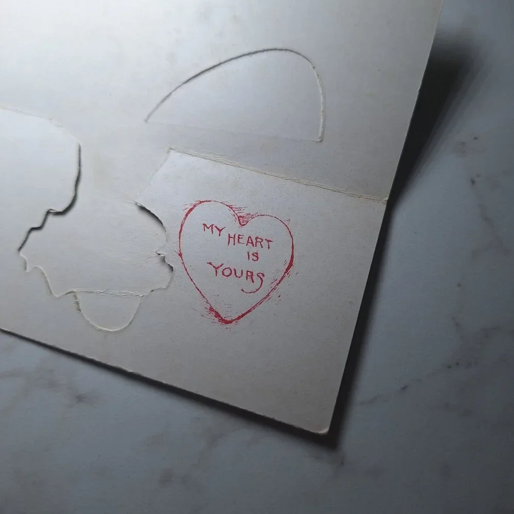 Valentine Cut Out Card this charming